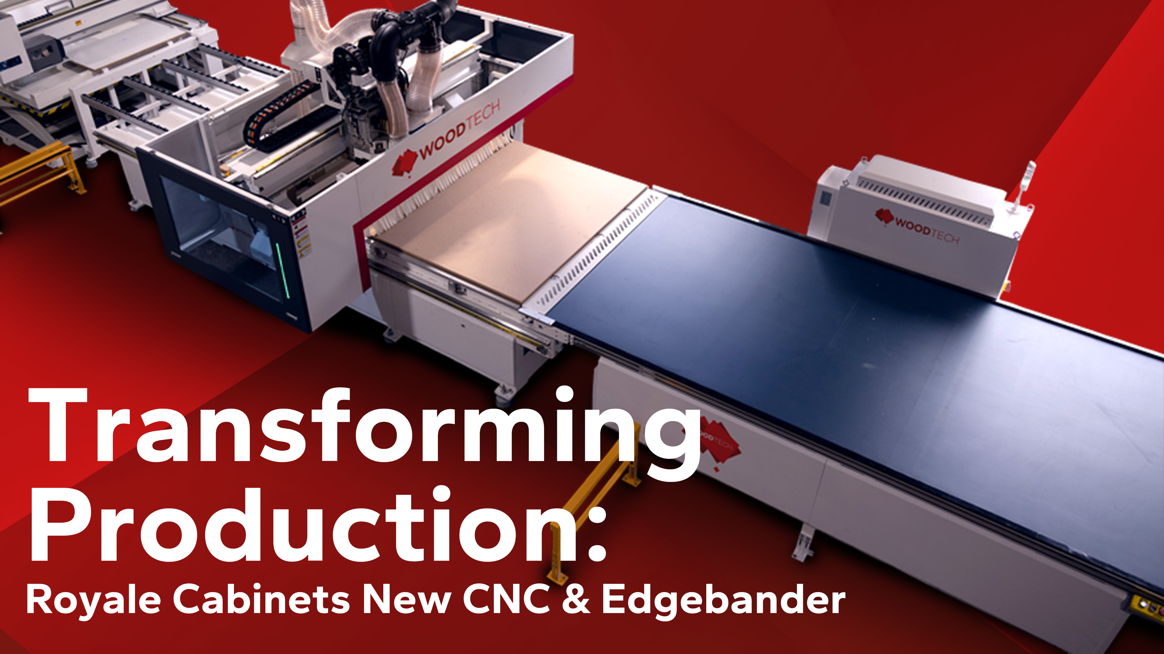 Transforming Production Royale Cabinets New CNC & Edgebander