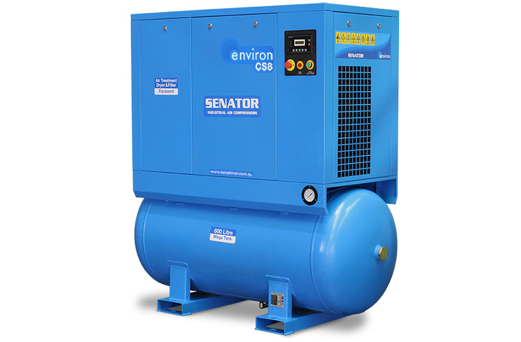 Senator CS8 7.5kW Rotary Screw Air Compressor – 4-in-1 Air Station