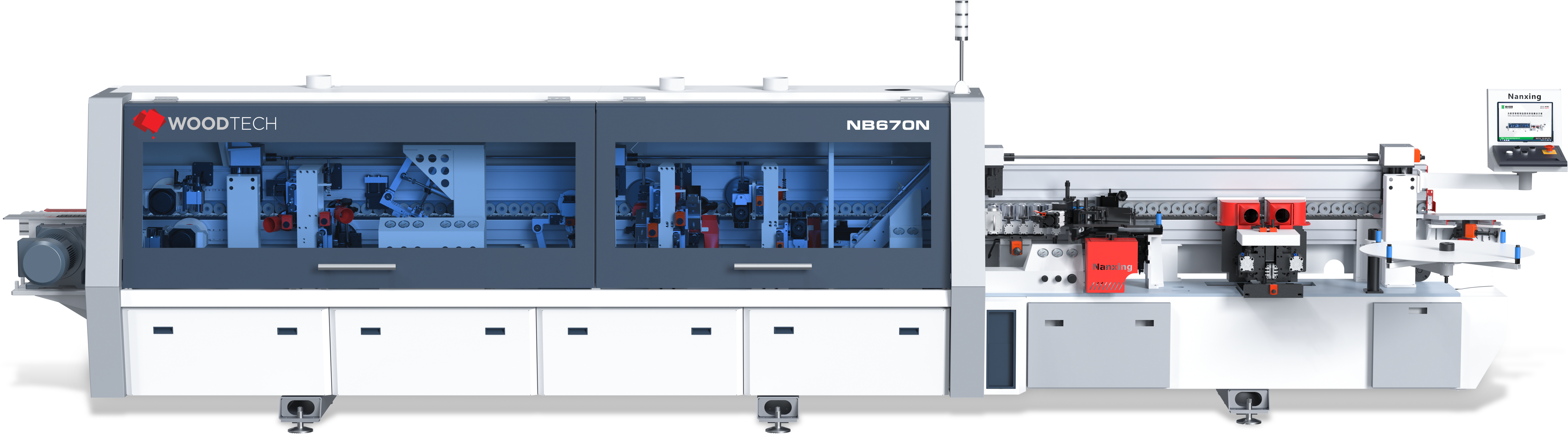 Wood Tech NB670N (NB7CJN) Edgebanding Machine for Narrow Edge